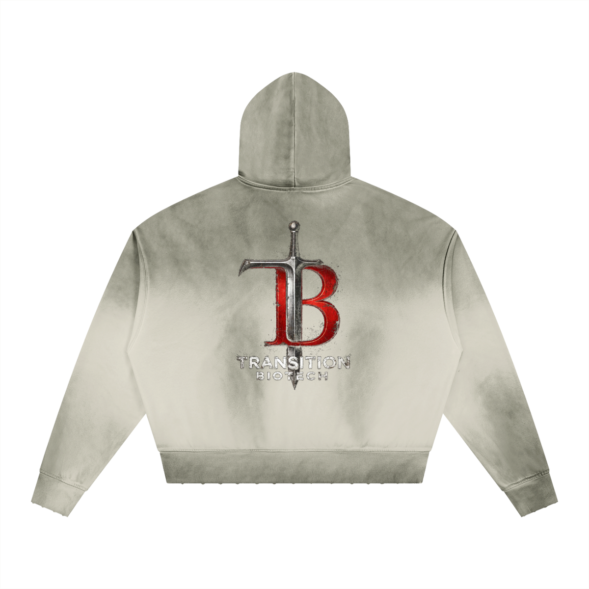 TB Performance Men's Distressed Boxy Hoodie