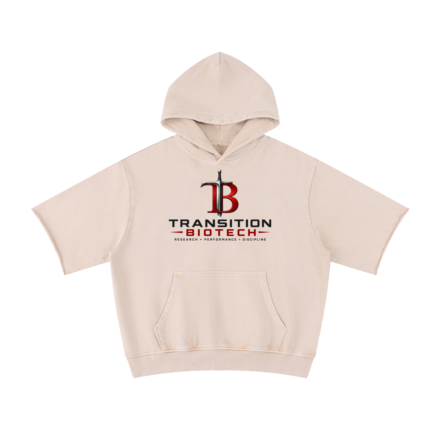 TB Performance Forge Series – Mineral Wash Short Sleeve Hoodie