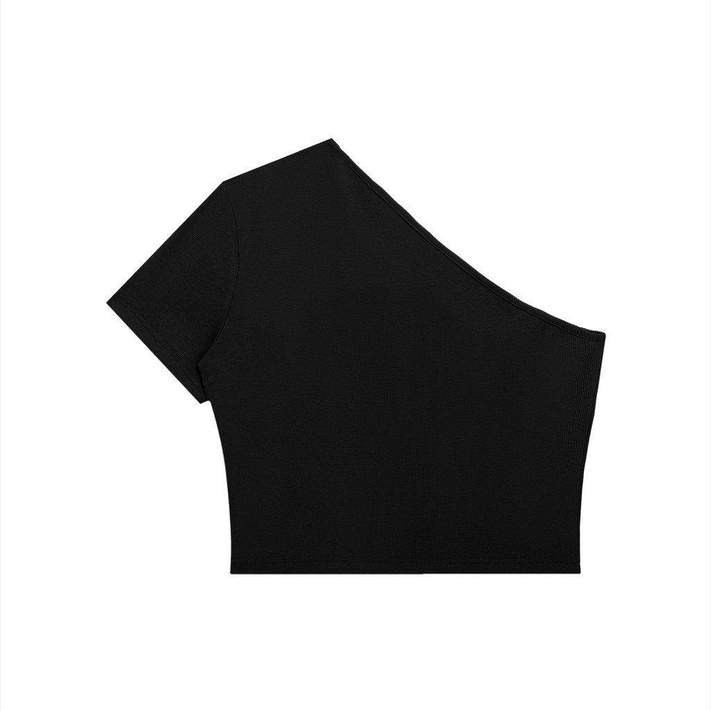 Women's Apex One-Shoulder Crop Tee