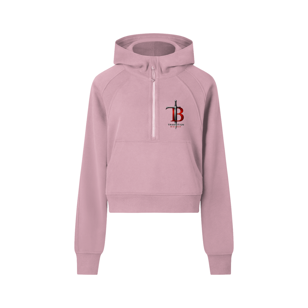 TB Performance Cropped Half-Zip Hoodie | Women’s Performance Pullover
