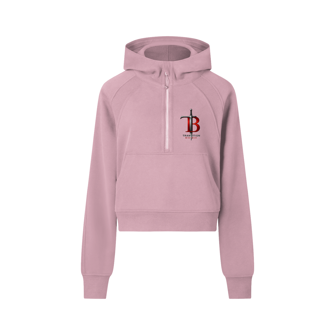 TB Performance Cropped Half-Zip Hoodie | Women’s Performance Pullover