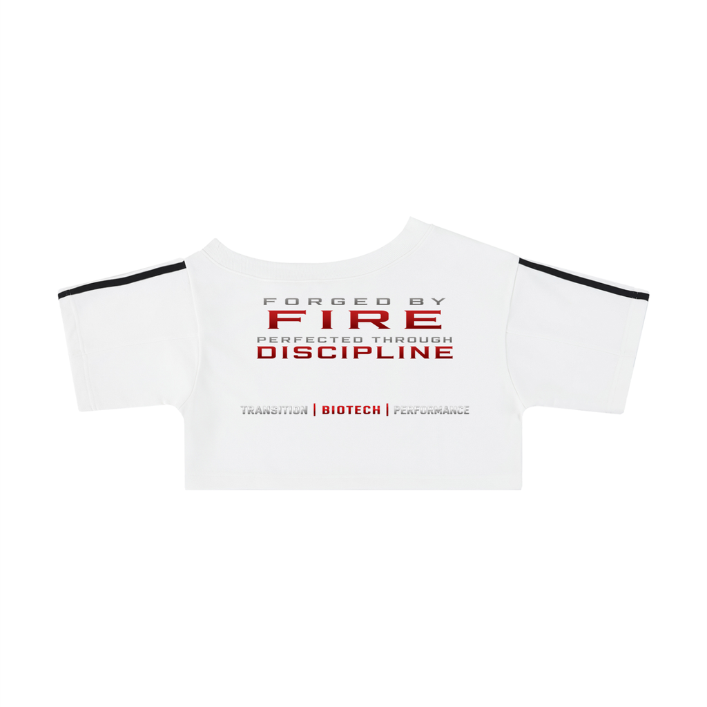 Women's TB Performance Off-Shoulder Crop Tee
