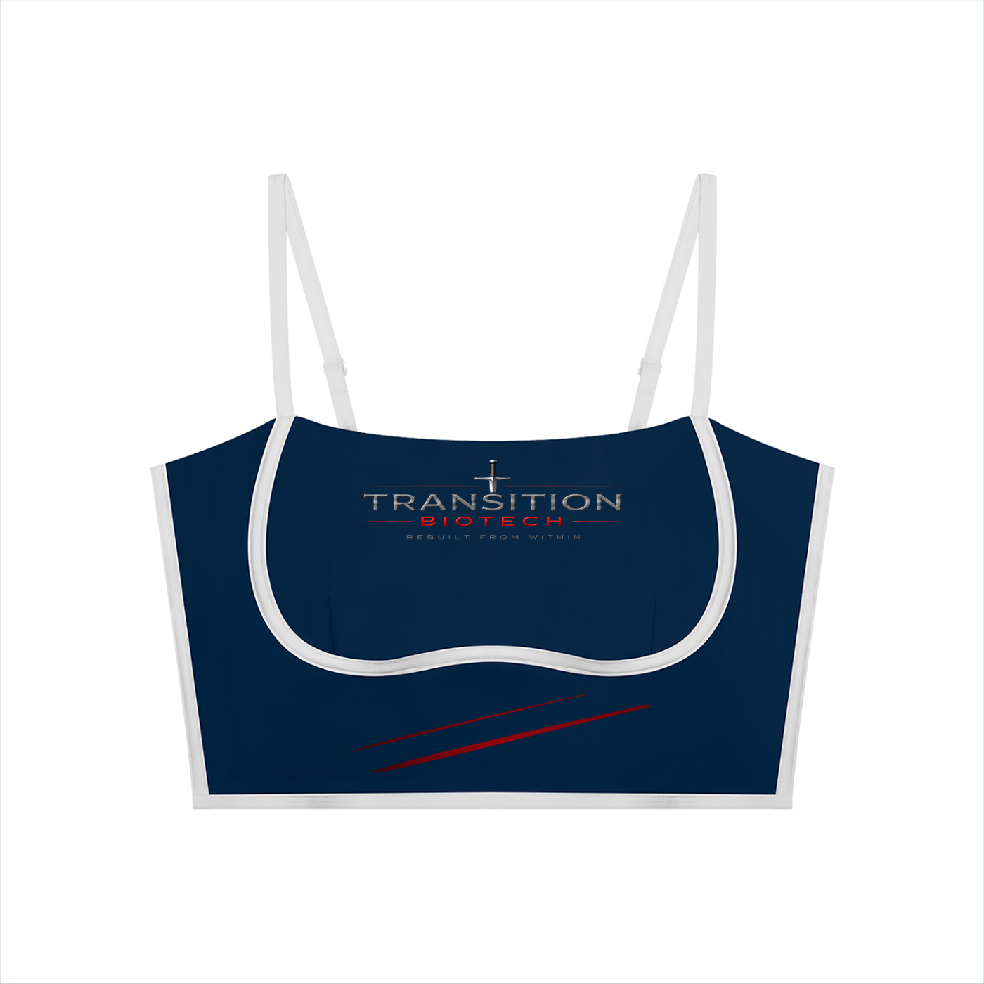 TB Performance Color Block Sports Bra | Women’s Medium Support Training Bra