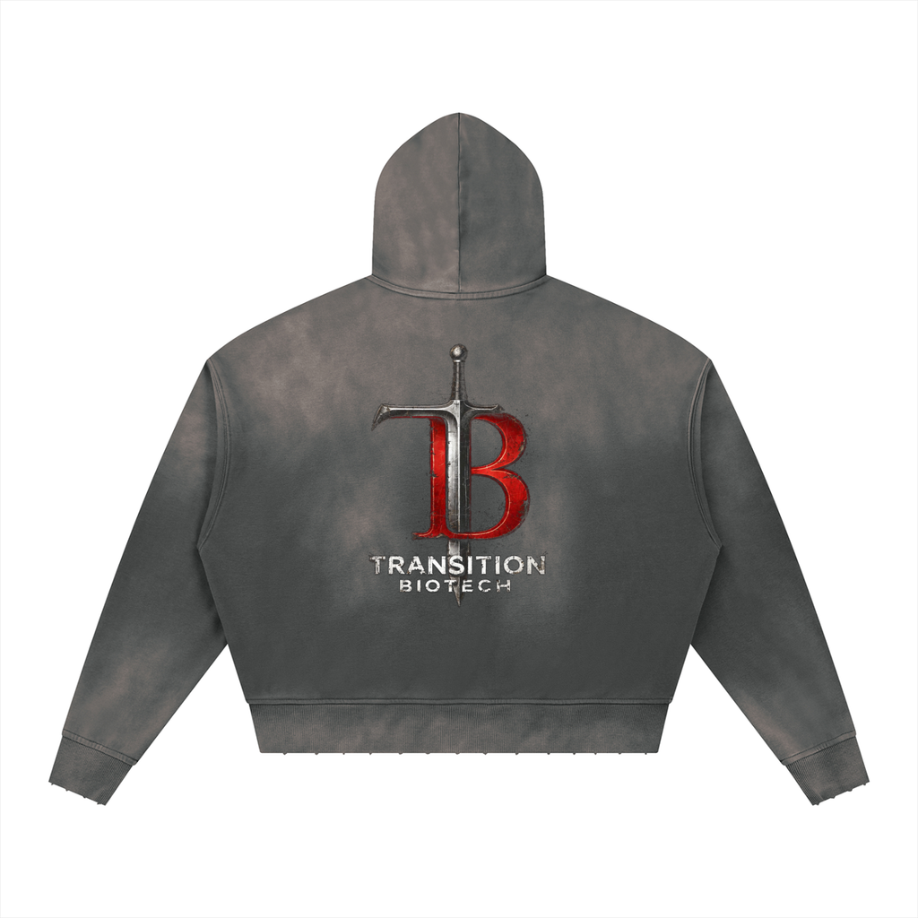 TB Performance Men's Distressed Boxy Hoodie