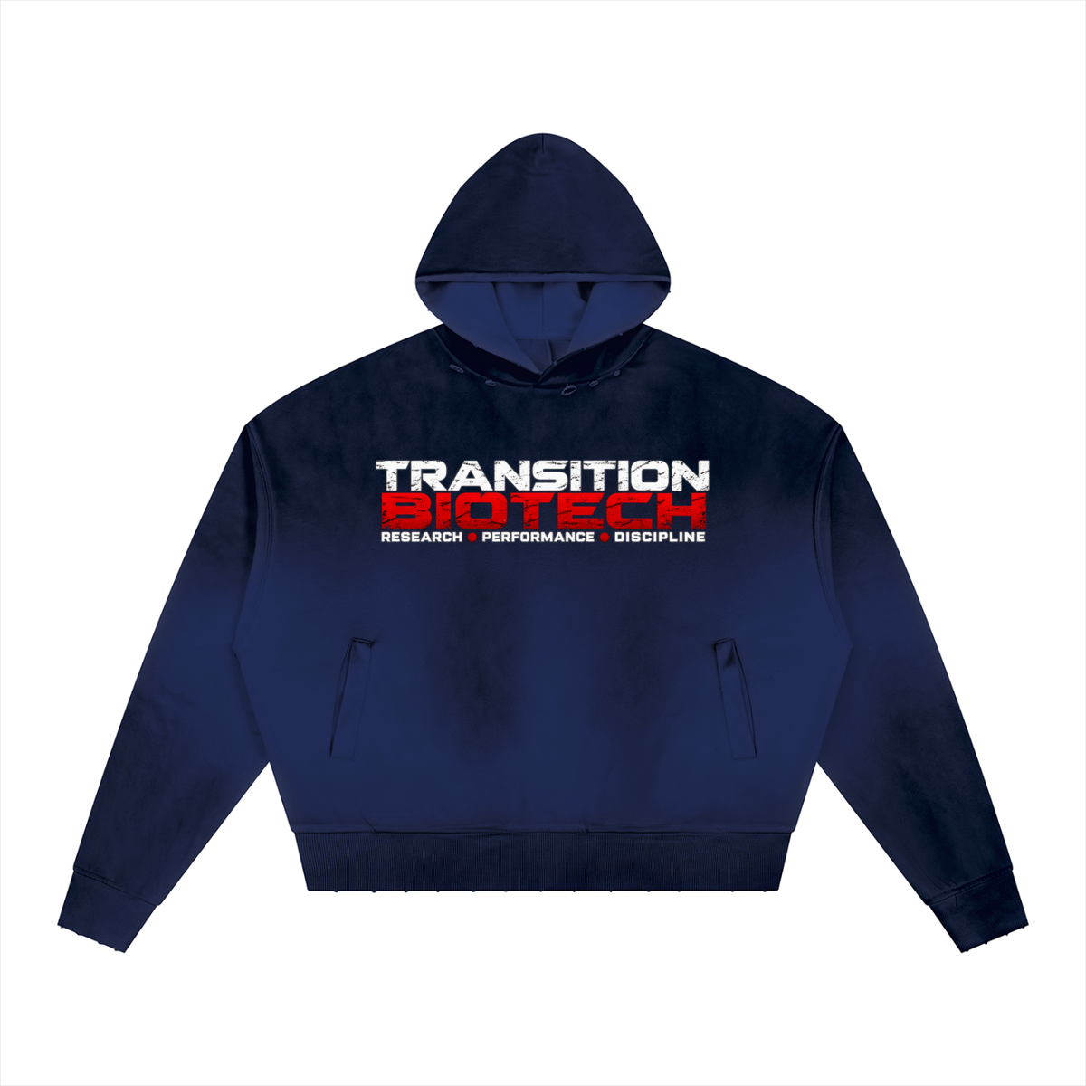 TB Performance Men's Distressed Boxy Hoodie