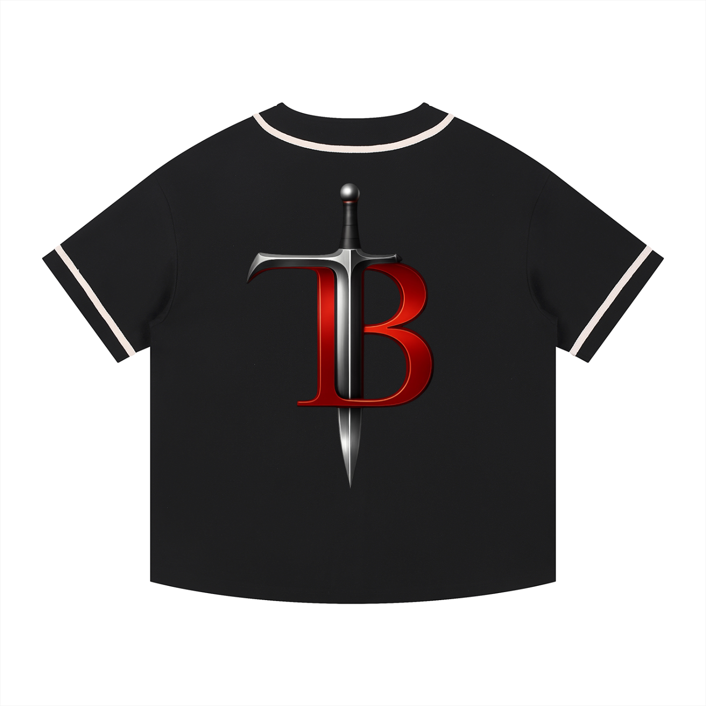 TB Performance Contrast Piped Button-Up Jersey | Premium Baseball Jersey
