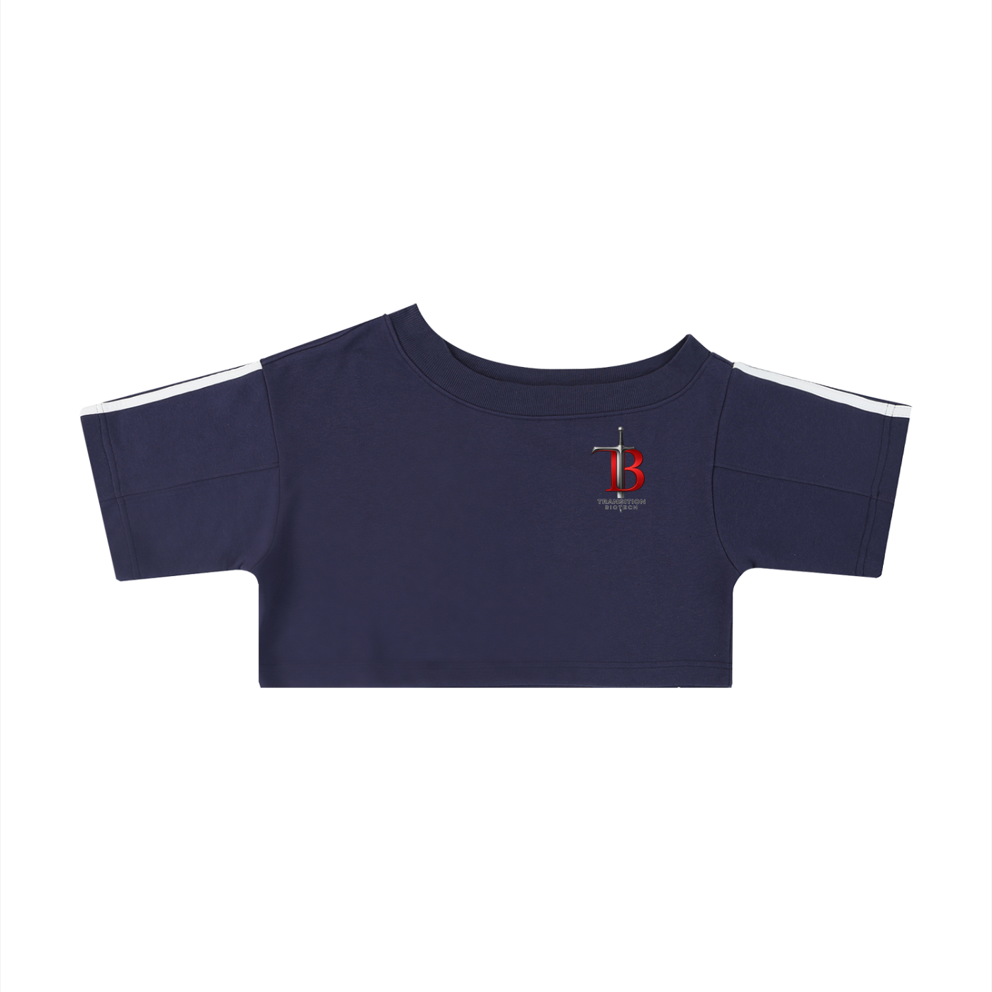 Women's TB Performance Off-Shoulder Crop Tee