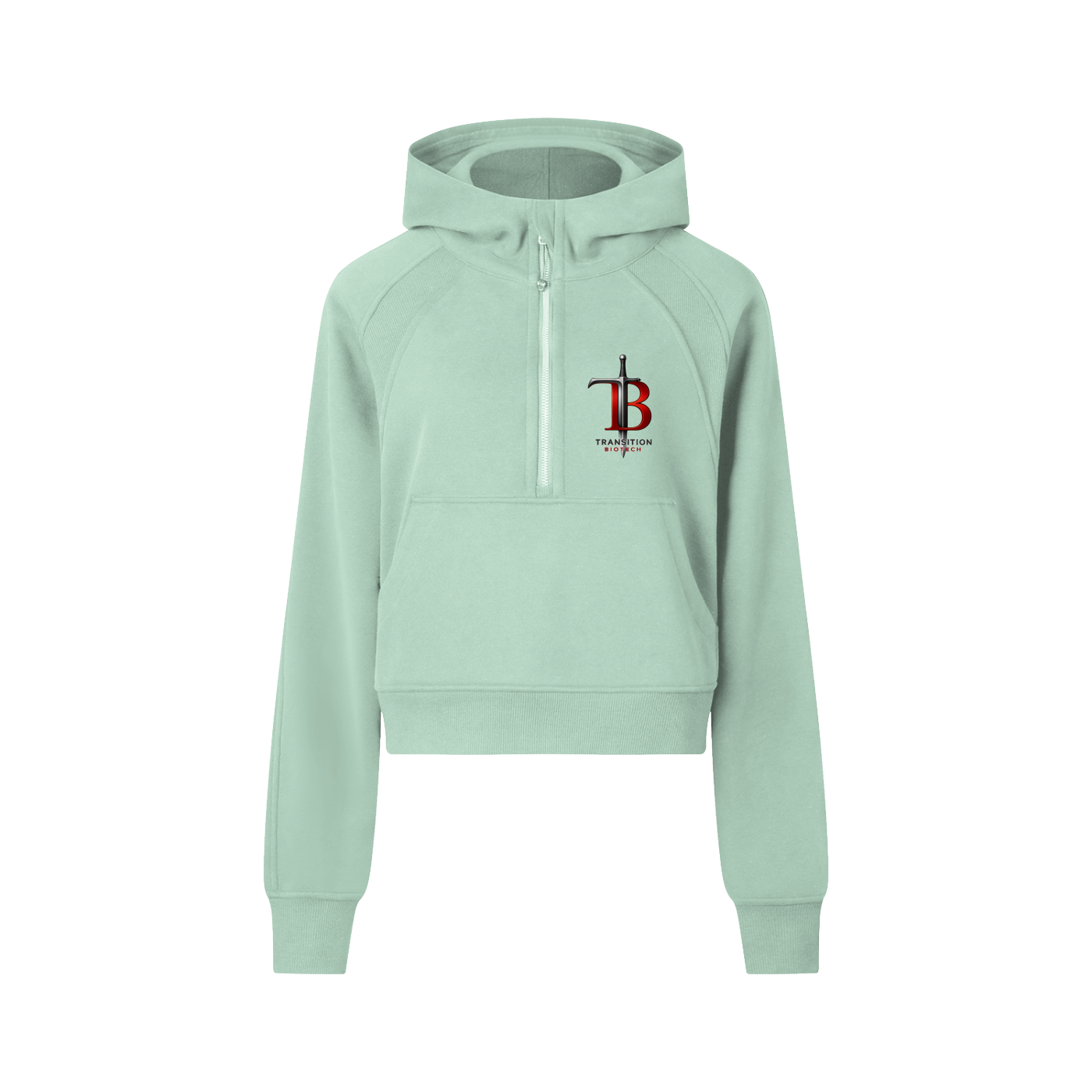 TB Performance Cropped Half-Zip Hoodie | Women’s Performance Pullover