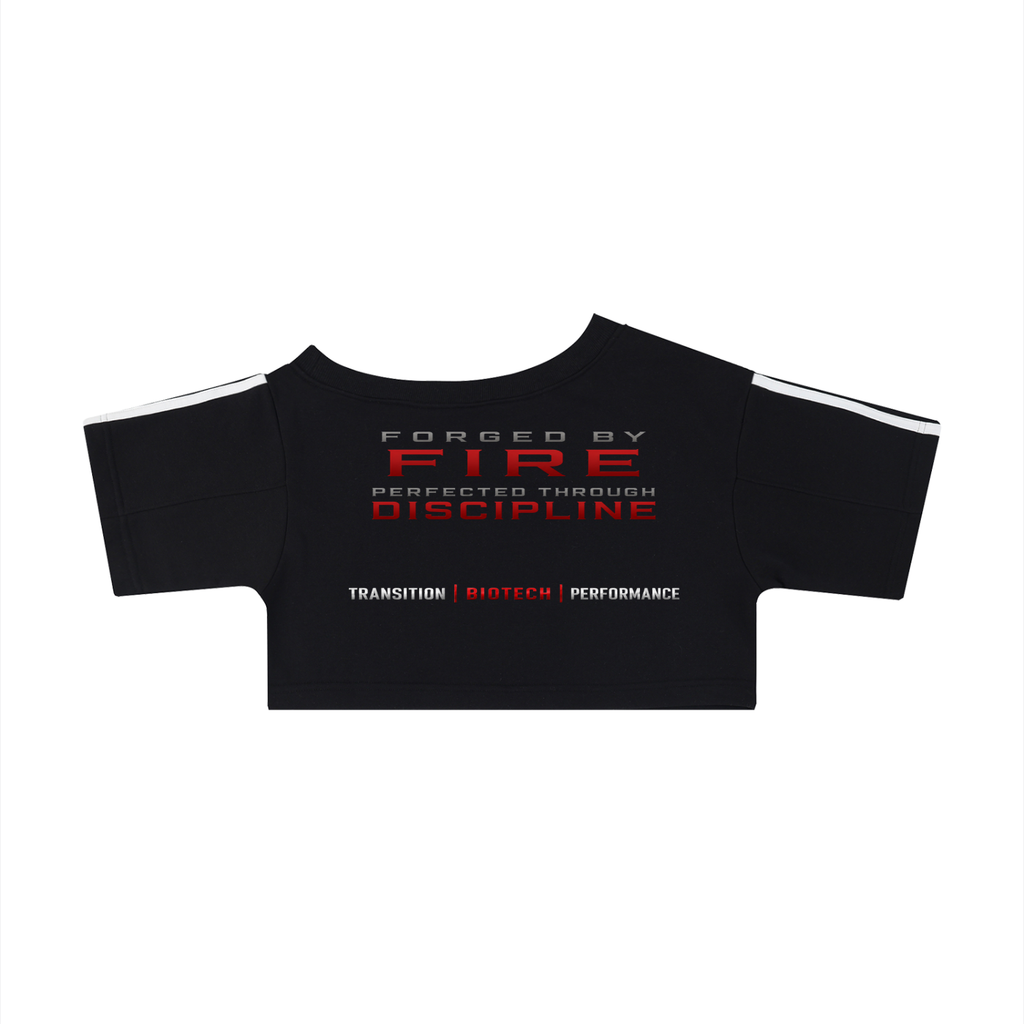 Women's TB Performance Off-Shoulder Crop Tee