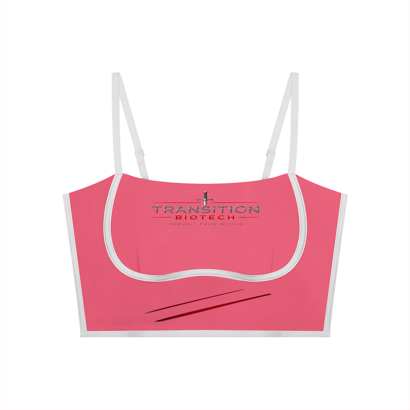 TB Performance Color Block Sports Bra | Women’s Medium Support Training Bra