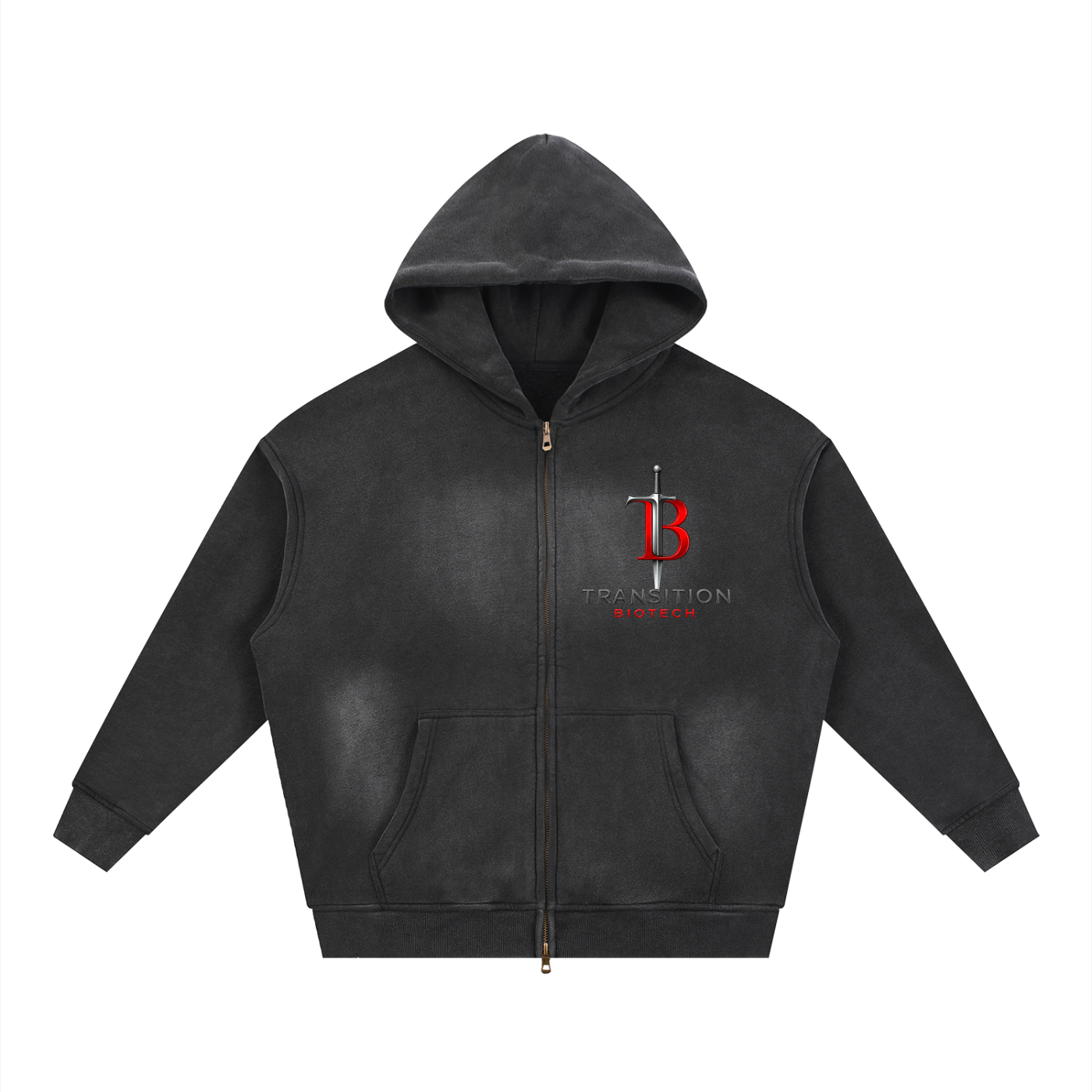TB Performance Heavyweight Oversized Zip Hoodie