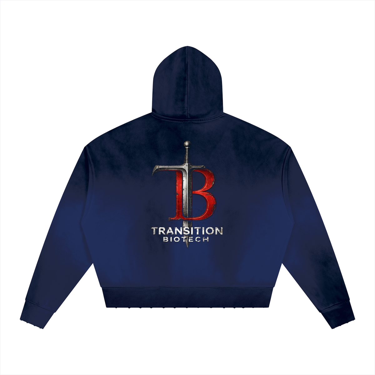 TB Performance Men's Distressed Boxy Hoodie