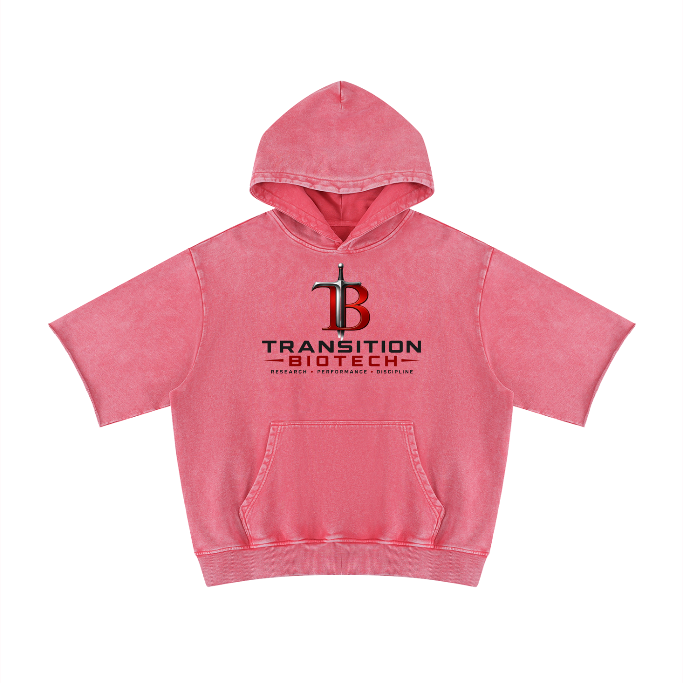 TB Performance Forge Series – Mineral Wash Short Sleeve Hoodie