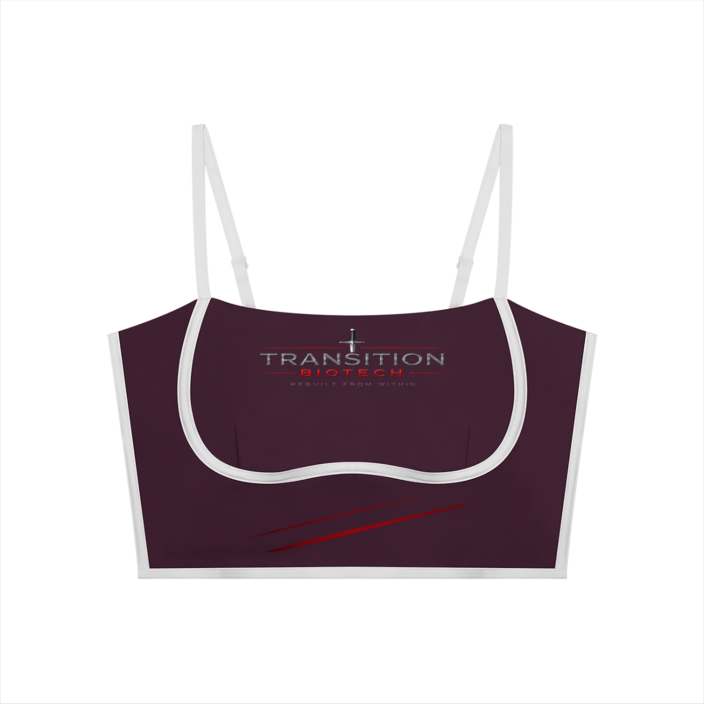 TB Performance Color Block Sports Bra | Women’s Medium Support Training Bra