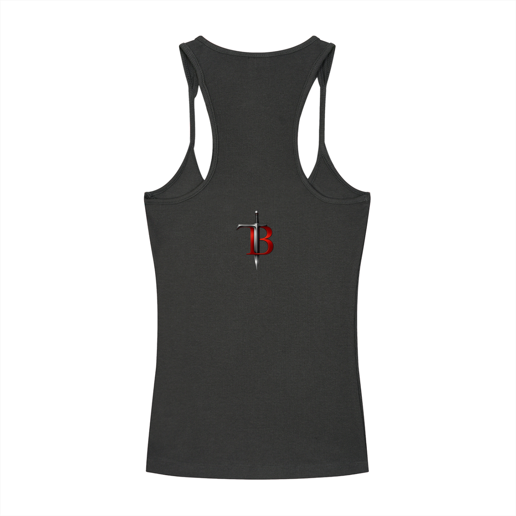 TB Performance Sculpt Ribbed Racerback Tank | Women’s Premium Activewear