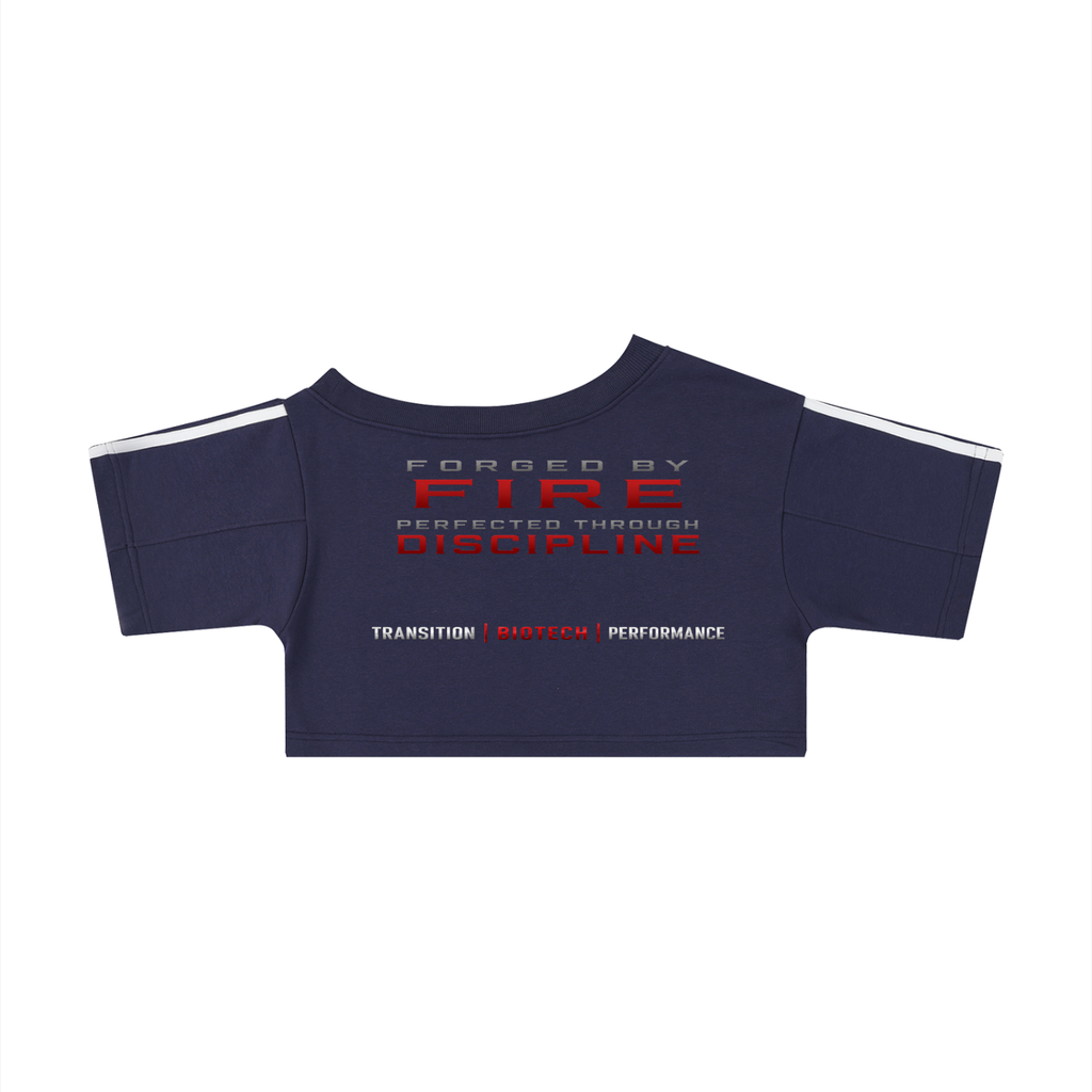 Women's TB Performance Off-Shoulder Crop Tee