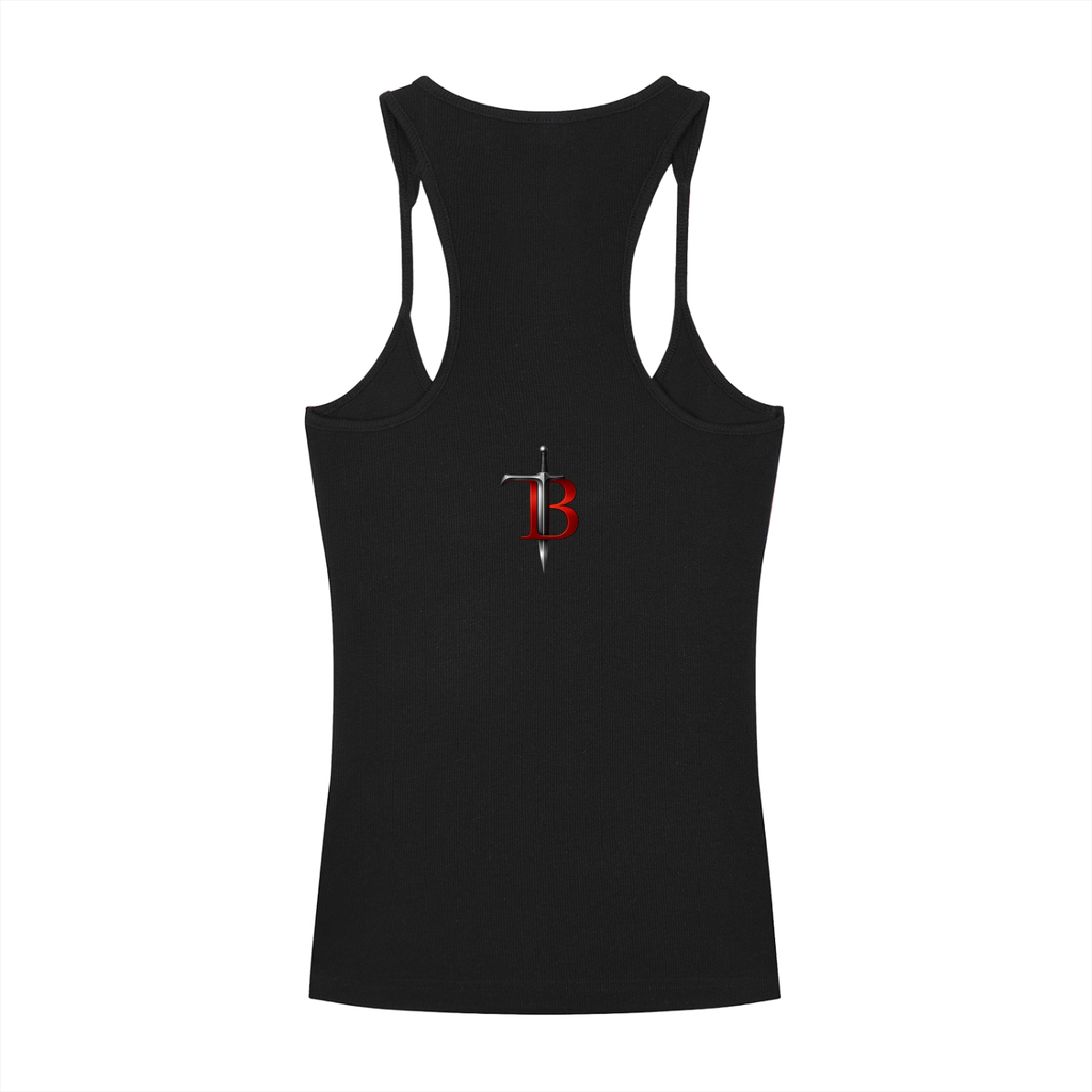 TB Performance Sculpt Ribbed Racerback Tank | Women’s Premium Activewear