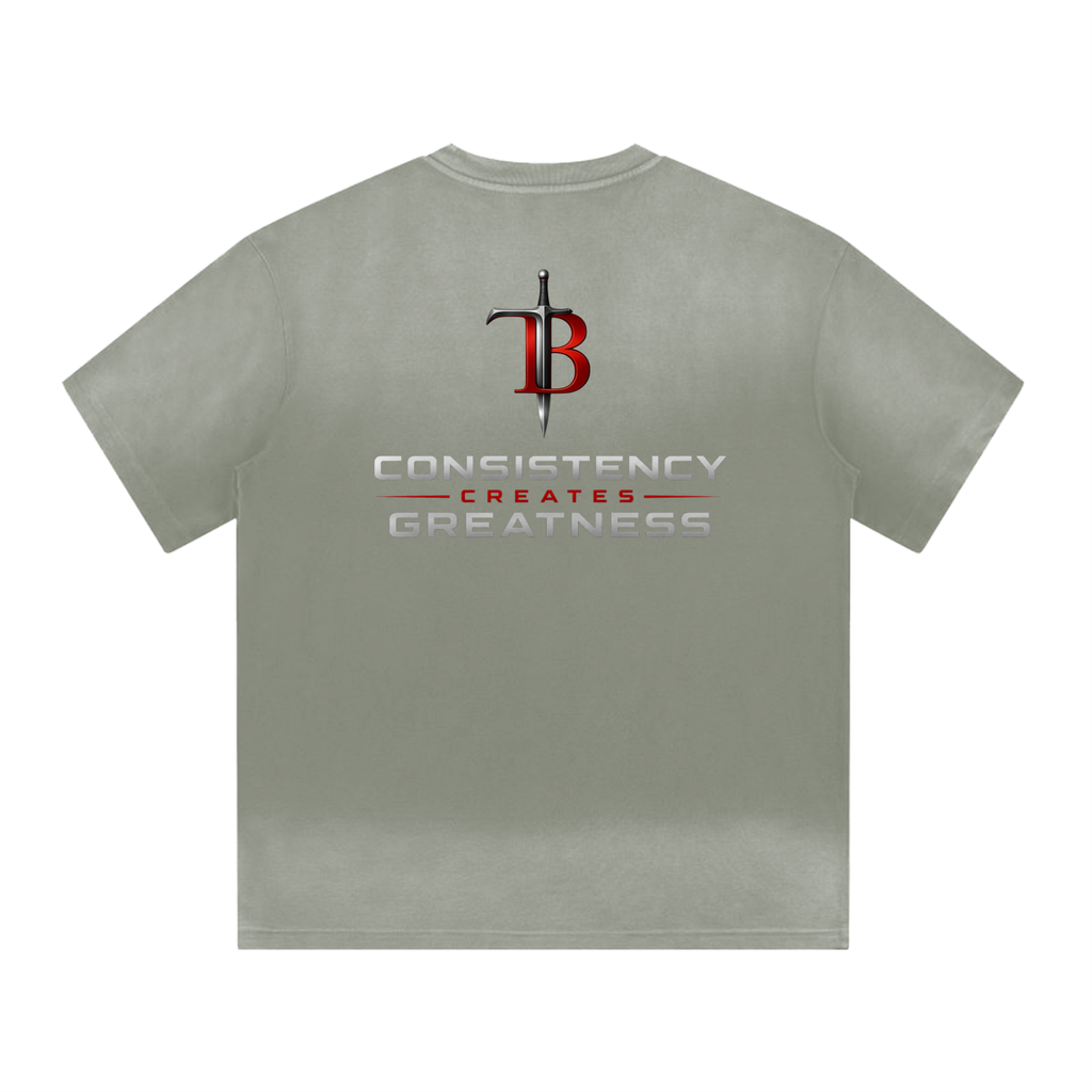 TB Performance "Built Different" Premium Washed Heavyweight T-Shirt