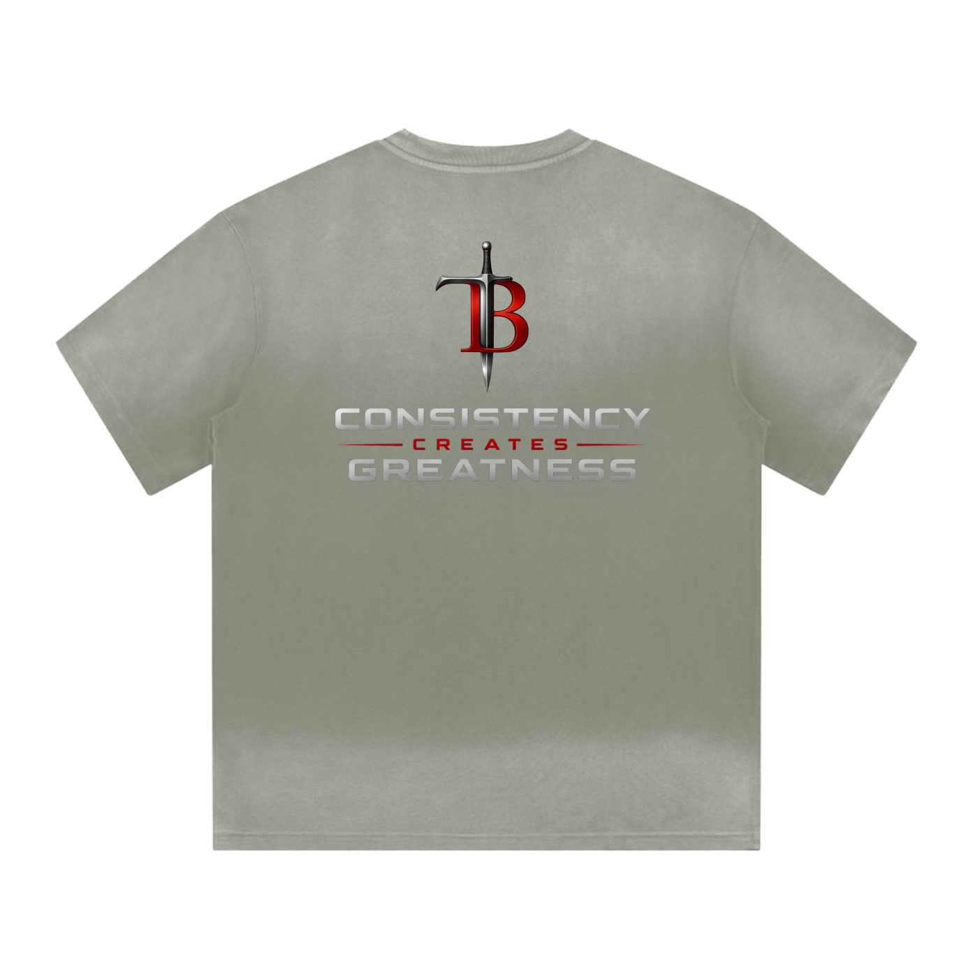 TB Performance "Built Different" Premium Washed Heavyweight T-Shirt