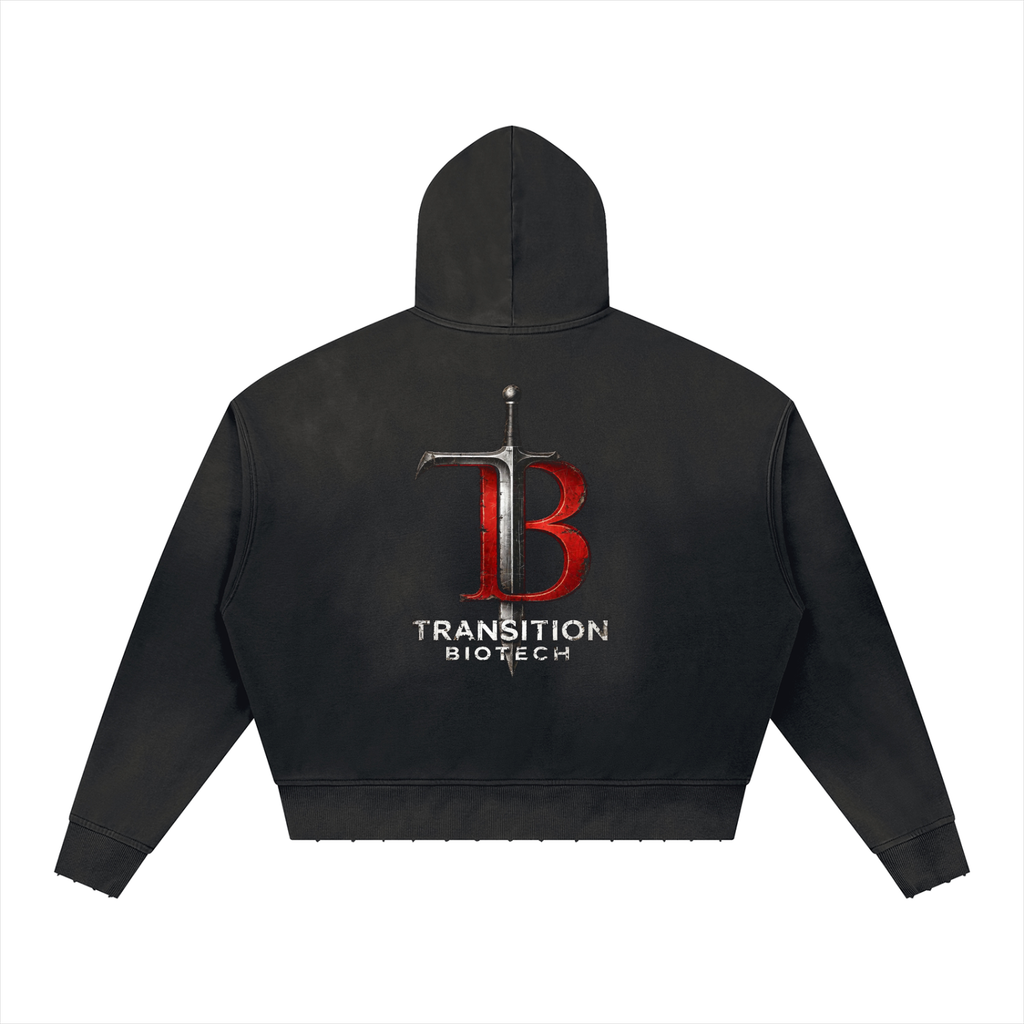 TB Performance Men's Distressed Boxy Hoodie